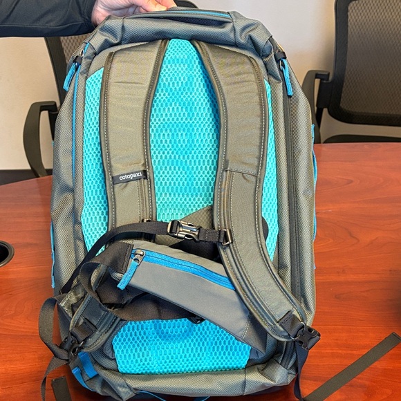 Cotopaxi Vibrant Blue Backpack with Orange Accent Allpa 35 - Picture 6 of 13